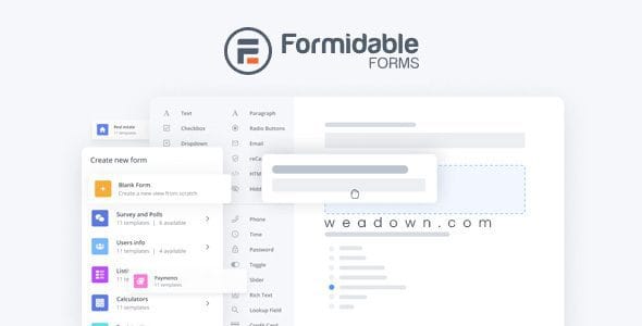 Formidable Forms Pro 7.0.1 + Addons - WordPress Forms Plugin and Form Builder