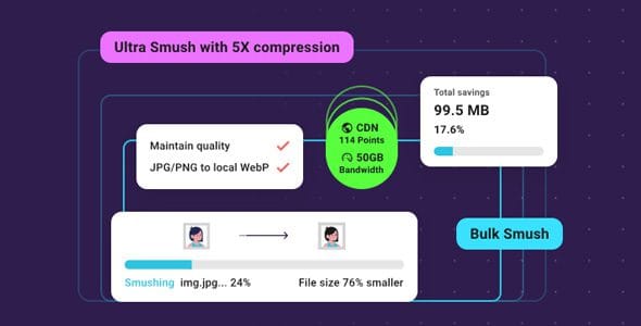 WP Smush Pro 4.3.5 – WordPress Image Optimization Plugin